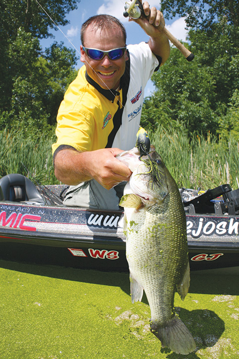 fisherman with big bass