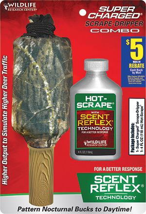 wildlife research center super charged scrape-dripper